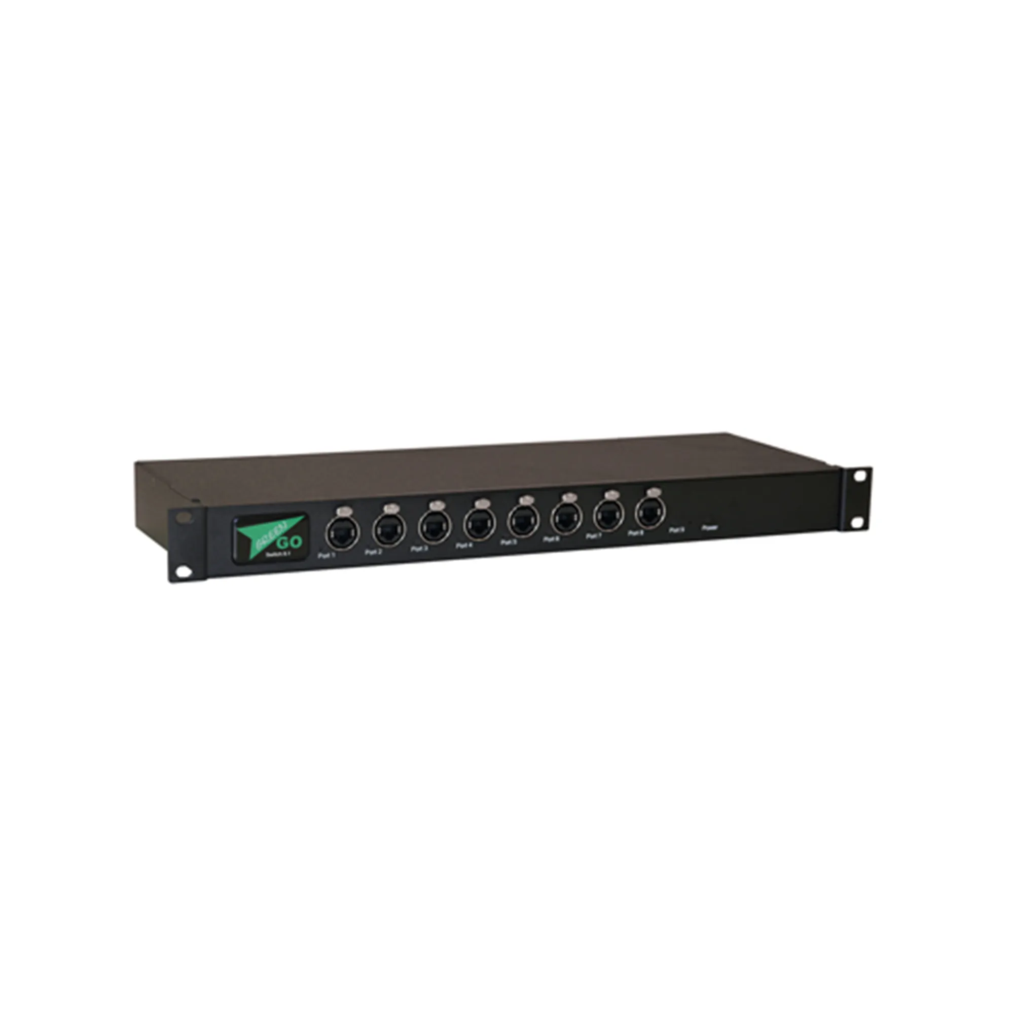 Green-GO – SW81 switch8 PoE + 1; 19″
